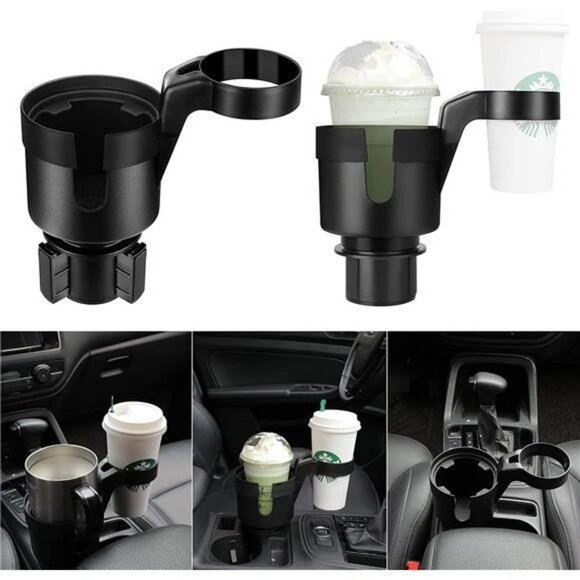 Car Cup Holder Expander for Upgraded Dual Cup Holder - Picture 7 of 12
